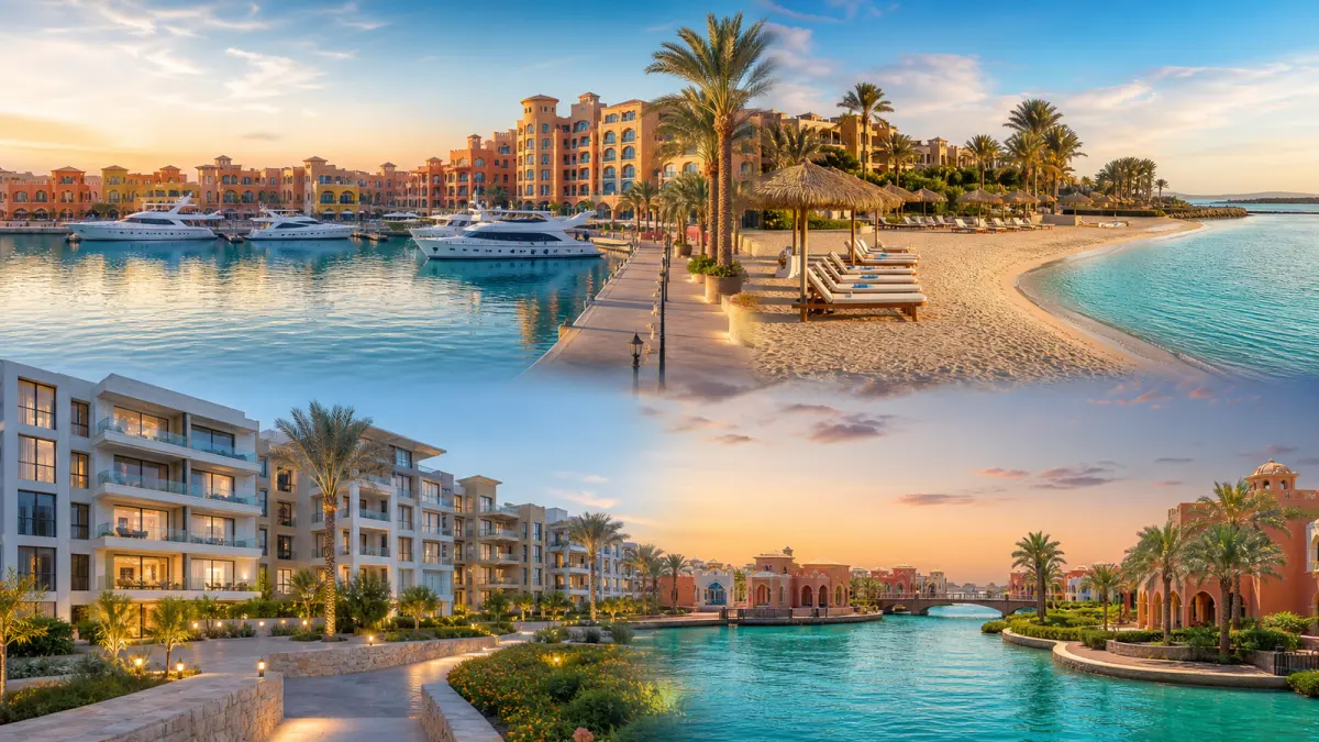 Vergleich von Hurghada, Sahl Hasheesh und El Gouna am Roten Meer
