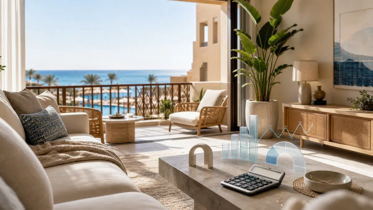 Realistic rental yield calculation for Hurghada holiday apartments