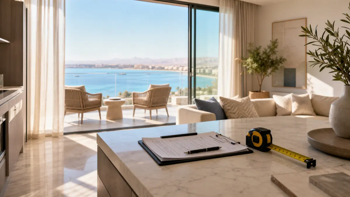 Besichtigungscheckliste für Apartments in Hurghada