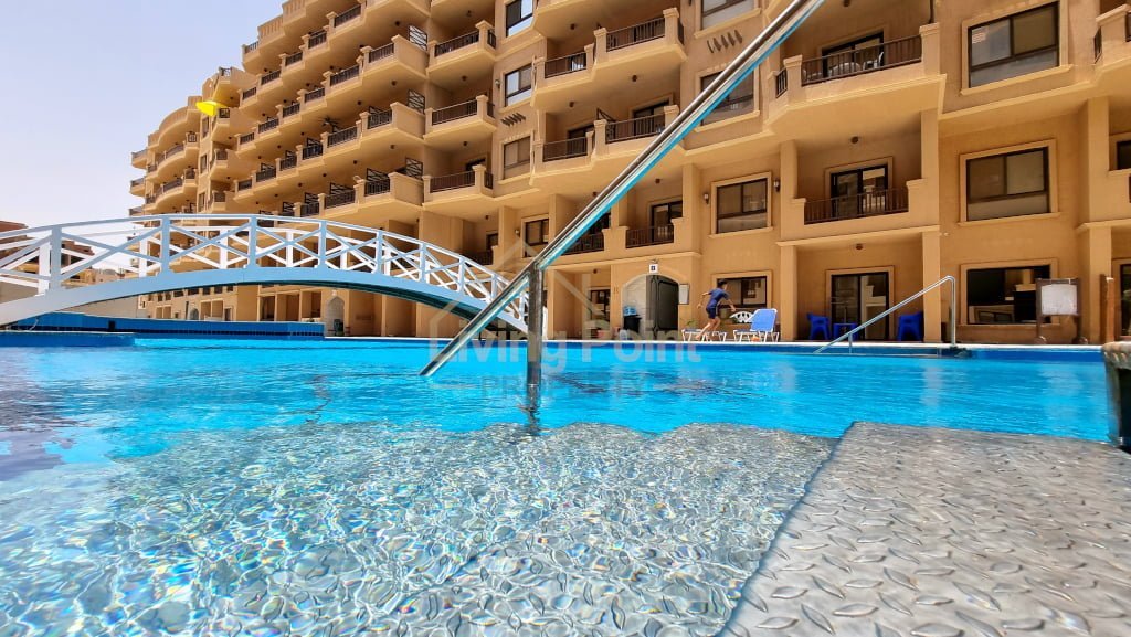 Квартира с видом на бассейн в Хургаде рядом с Красным морем — Turtles Beach Al Ahyaa