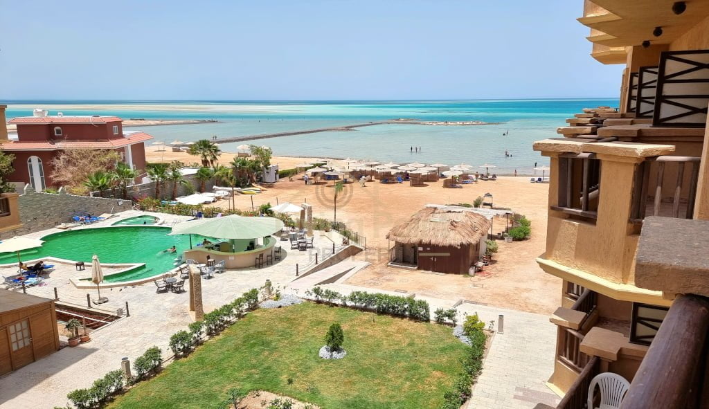 Квартира с видом на бассейн в Хургаде рядом с Красным морем — Turtles Beach Al Ahyaa